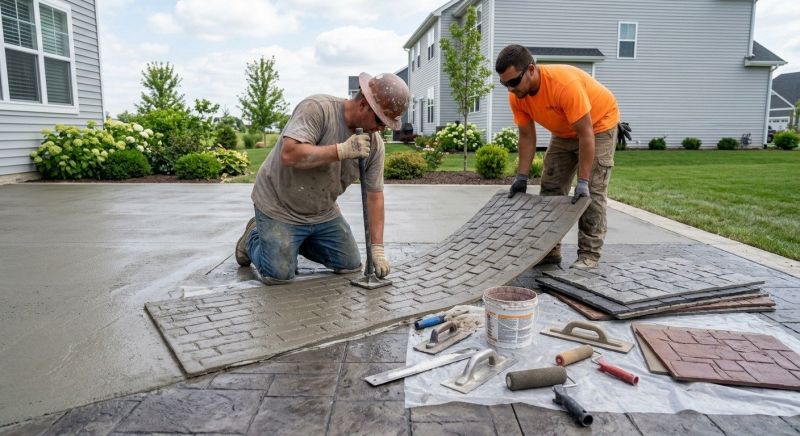 Concrete Patio Finishing in Fort Worth, TX