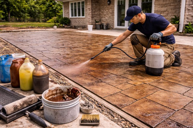 Cement Staining in Corpus Christi, TX