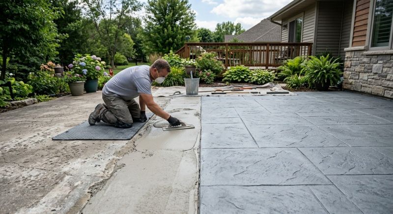 Concrete Overlay Service in Dallas, TX