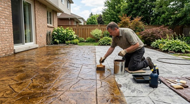Concrete Patio Finishing in Dallas, TX