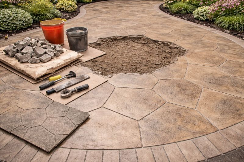 Decorative Concrete Repair in Roswell, GA