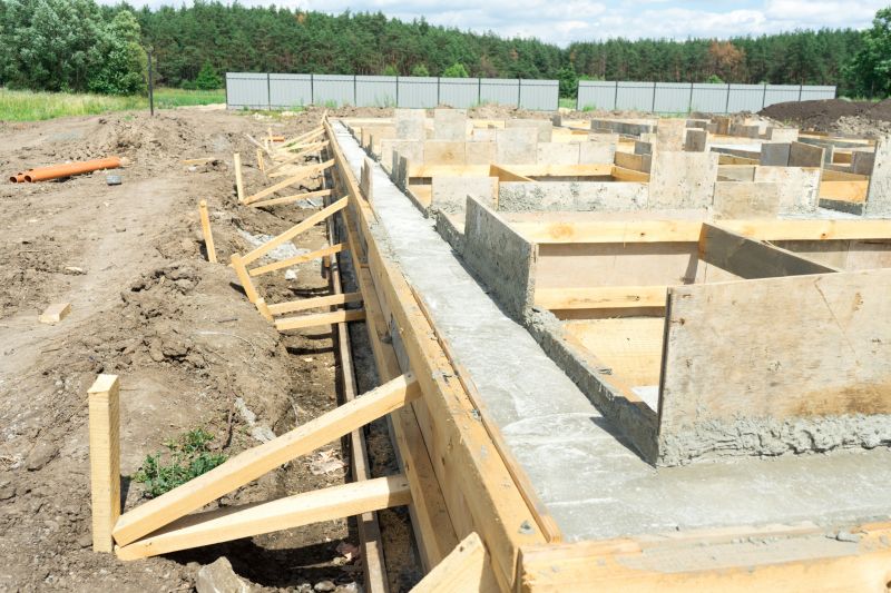 House Footing Construction in Fredericksburg, VA