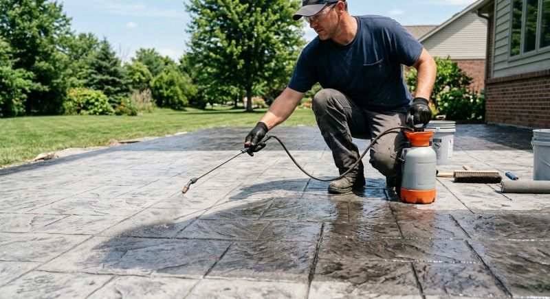 Interior Concrete Staining in Dallas, TX