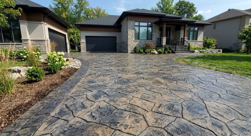 Stamped Concrete Construction in Fort Worth, TX
