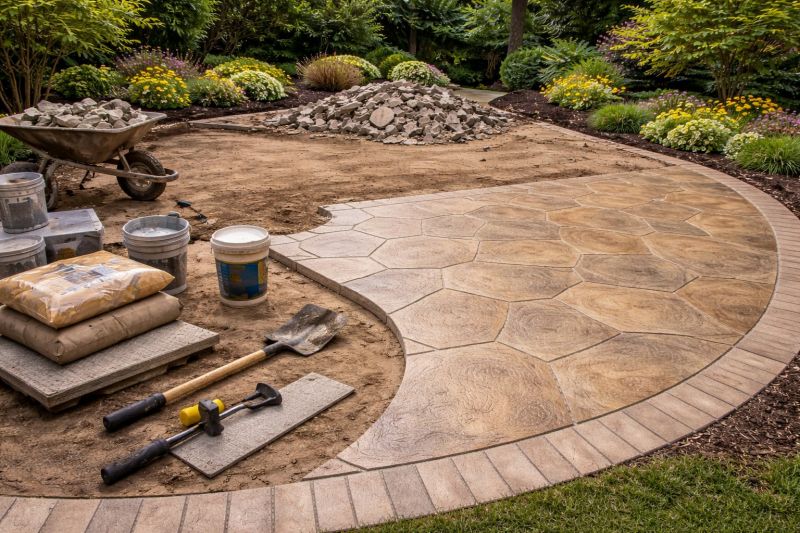 Stamped Concrete Paving in Fort Worth, TX