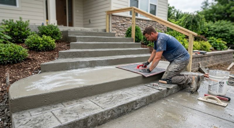 Stamped Concrete Replacement in Fort Worth, TX