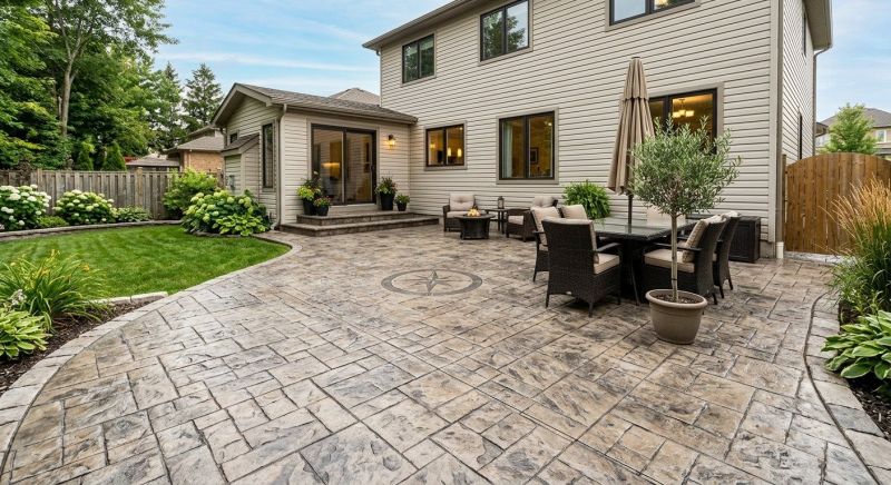 Stamped Overlay Installation in Corpus Christi, TX