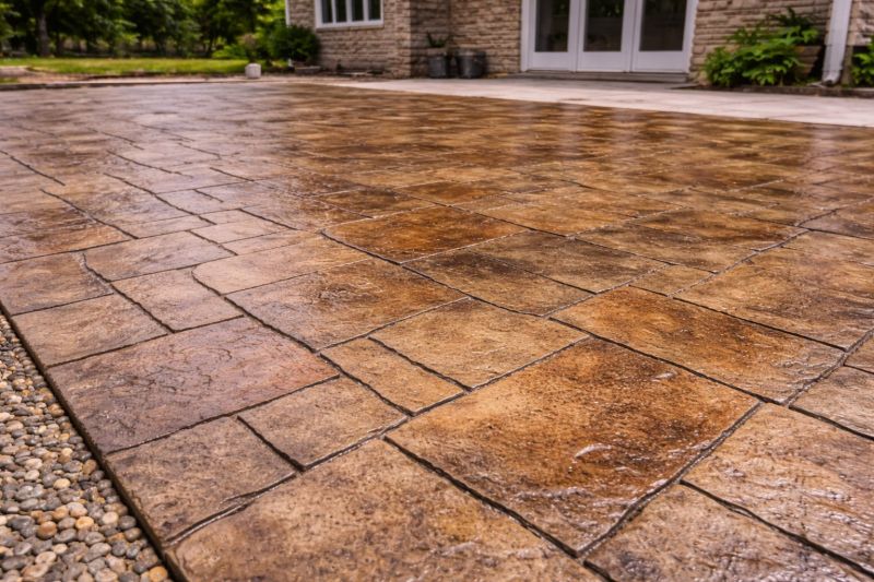 Tinted Concrete Installation in Corpus Christi, TX